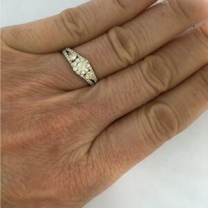 Handcrafted Lady’s Diamond Ring Size 7
